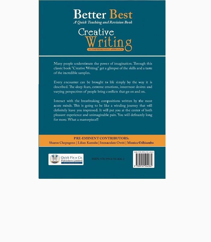 Better Best English Teaching and Revision Book-Creative Writing back