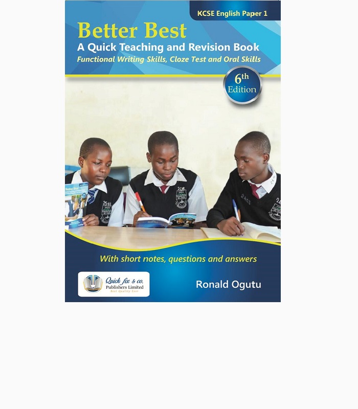 Better Best English Teaching and Revision Book-Paper1-6th Edition